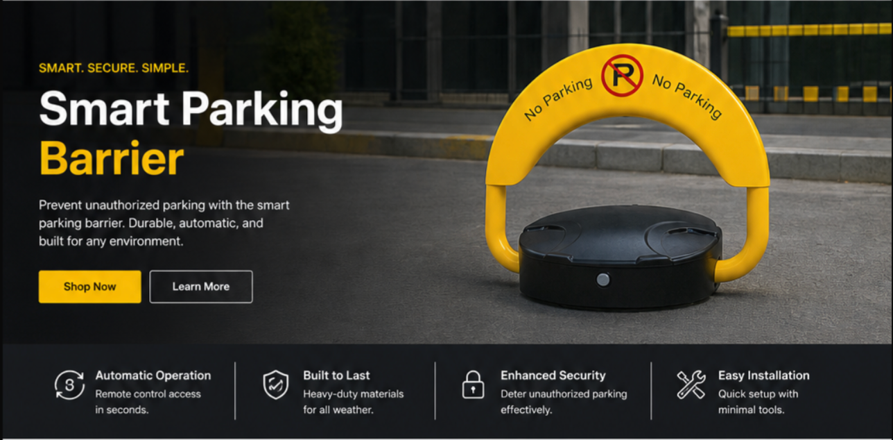 ParkGuard - Remote Control Parking Lock